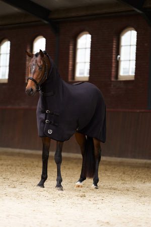 Fleeceblanket with neck IRHFundamental Black / 195