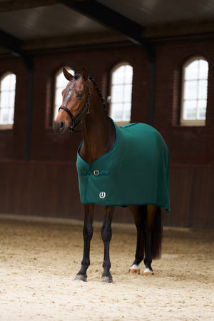 Fleece blanket IRHFundamental Basic Forest green / 215