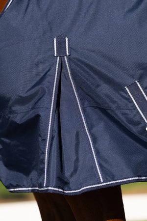 Outdoor blanket IRHBasic with high neck 400gr Navy / 175