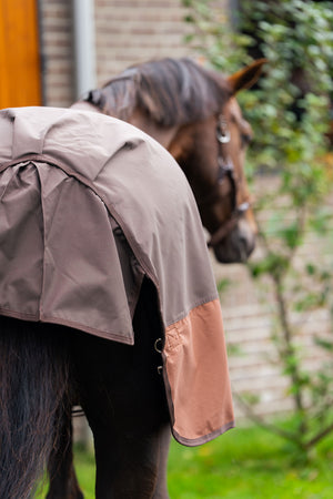 Outdoor blanket IRHCustomized without neck 400gr Dark Brown - Light Brown / 175