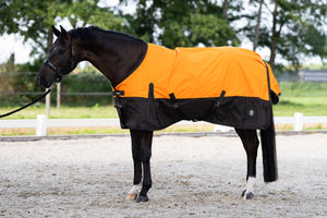 Outdoor blanket IRHCustomized without neck Summer Orange-Dark Brown / 185