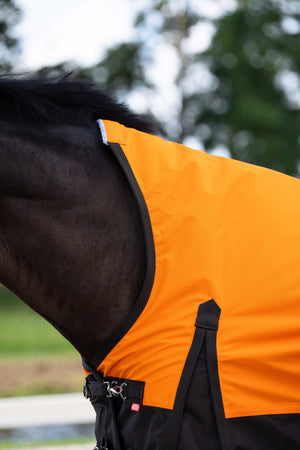 Outdoor blanket IRHCustomized with high neck Summer Orange-Dark Brown / 165