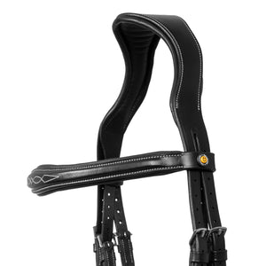 Bridle In Soft Stitched Leather black / xFull