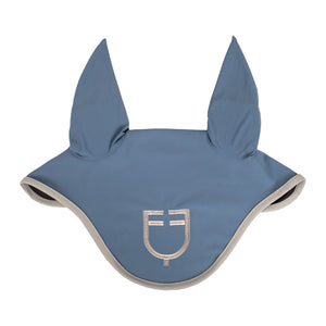 Wave Quilting fly veil in technical fabric BERING SEA (18-4028)/FROST GREY (170000) / PONNY