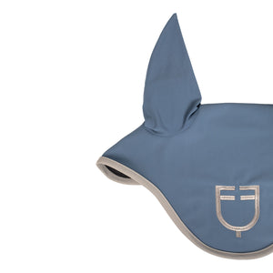 Wave Quilting fly veil in technical fabric BERING SEA (18-4028)/FROST GREY (170000) / PONNY