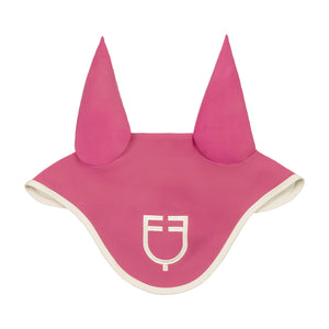 Wave Quilting fly veil in technical fabric CHATEAU ROSE (17-2120) / ANTIQUE WHITE (11-0105) / FULL