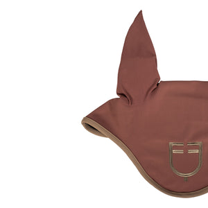 Wave Quilting fly veil in technical fabric MARRON (18-1415)/WALNUT (18-1112) / PONNY