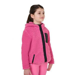 Kids' fleece sweatshirt with front zip CHATEAU ROSE / 8 YEARS