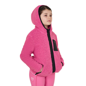 Kids' fleece sweatshirt with front zip CHATEAU ROSE / 8 YEARS