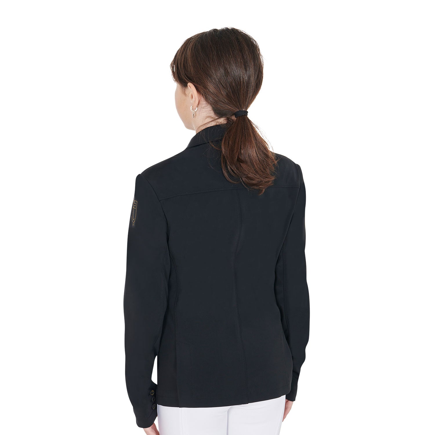 kids' jacket with four buttons BLACK / 8 YEARS