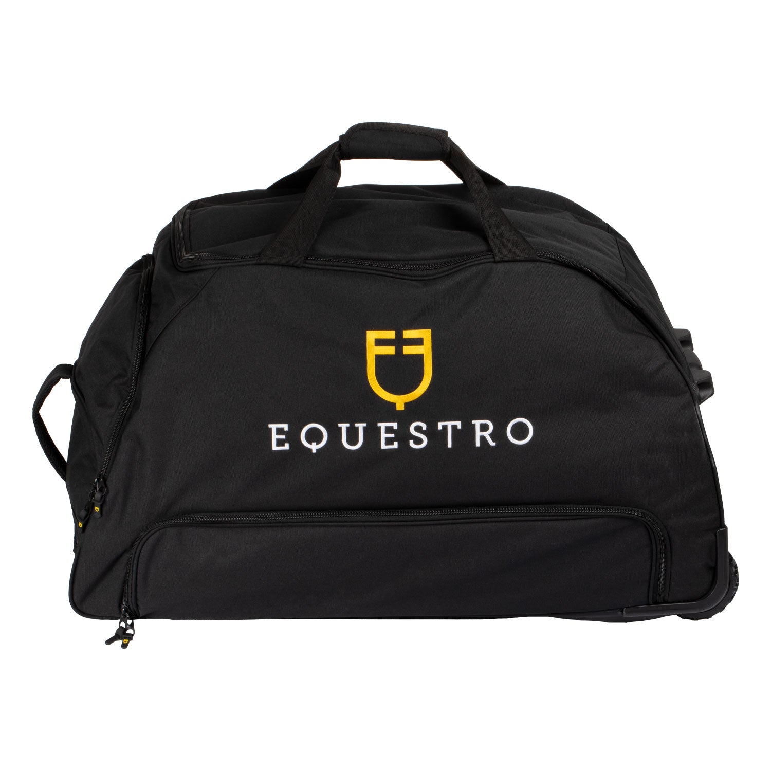 Trolley bag embroidered logo BLACK