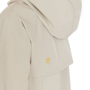 Women's three-layer technical raincoat Beige / L