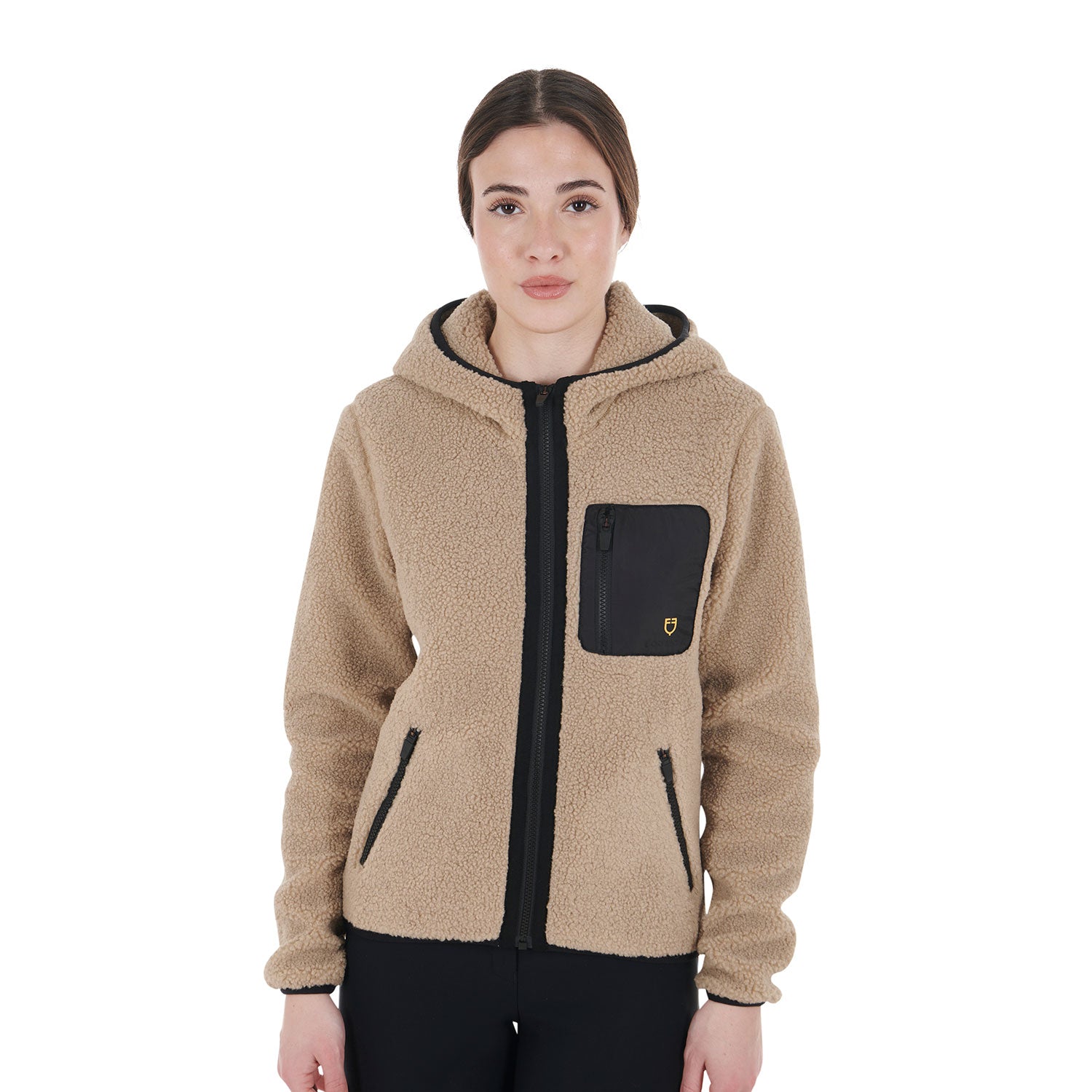 women's sweatshirt in fleece with front pocket INCENSE (16-1010) / XL