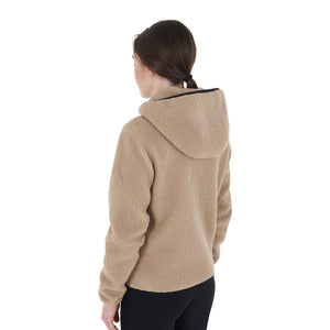 Women's sweatshirt in fleece with front pocket INCENSE (16-1010) / XS