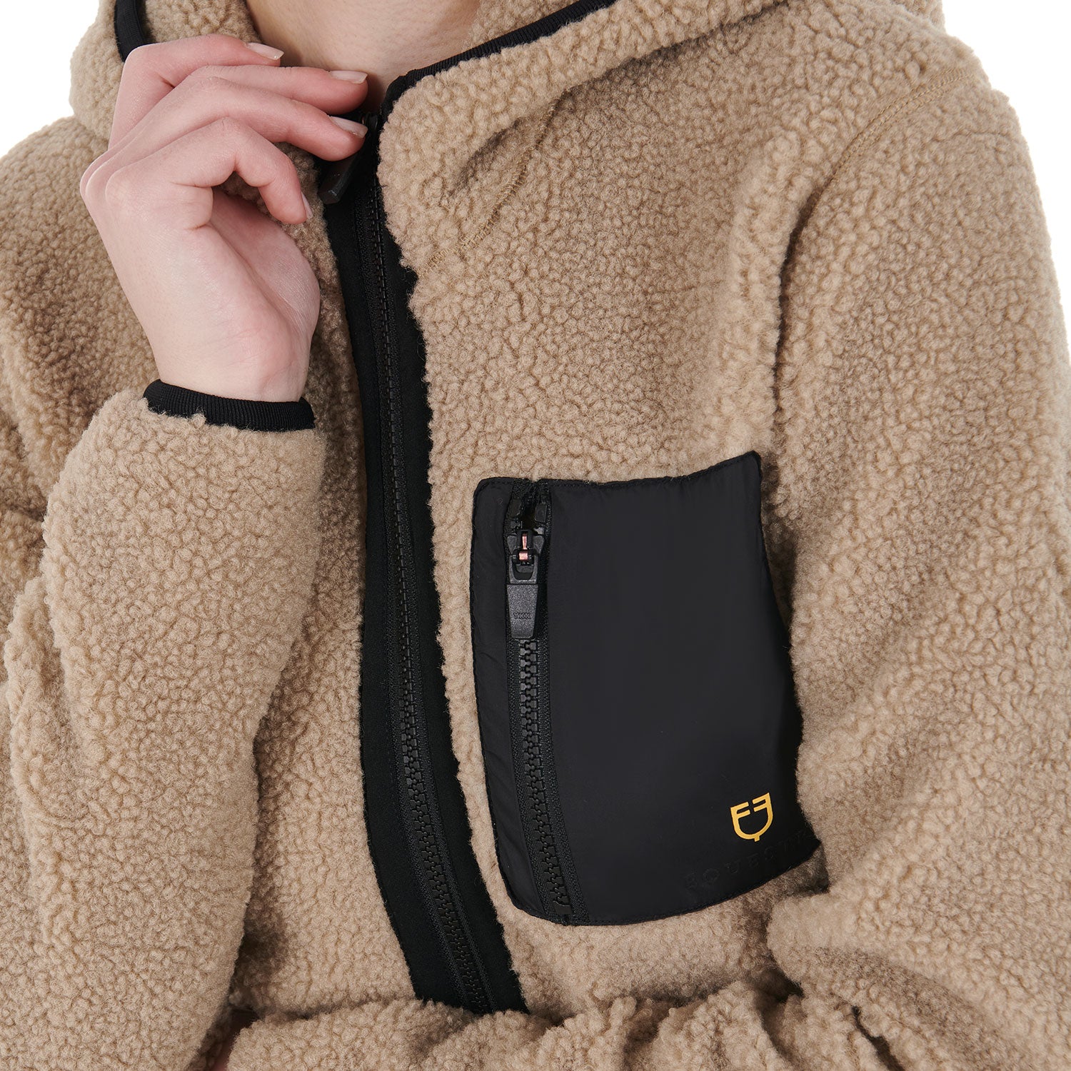 women's sweatshirt in fleece with front pocket INCENSE (16-1010) / XL