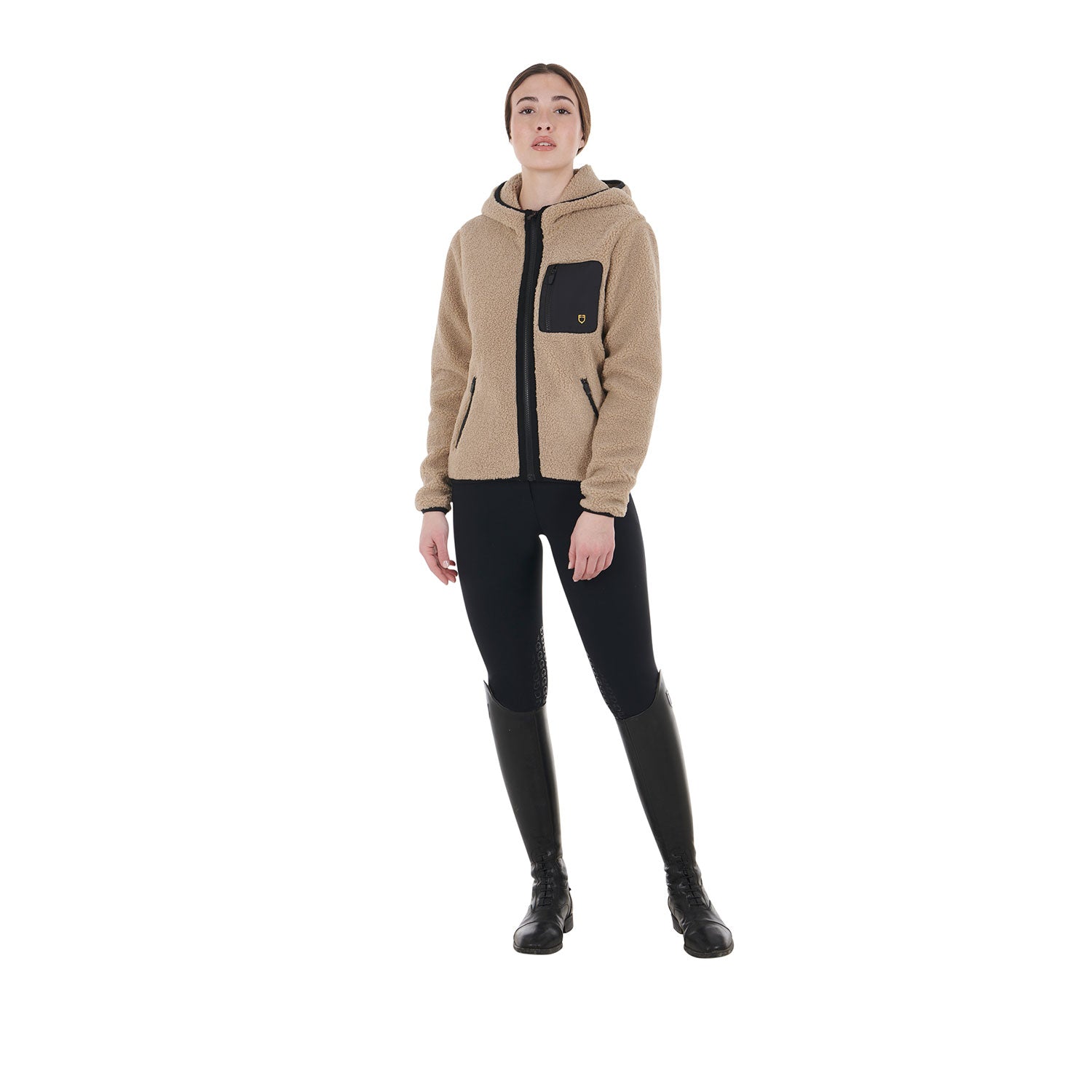 women's sweatshirt in fleece with front pocket INCENSE (16-1010) / XL