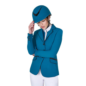 Women's competition jacket in technical fabric BLUE CORAL (19-4526) / XS