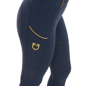 Women's fleece lining leggings NAVY BLAZER (19-3923) / XS