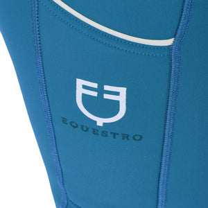 Women's fleece lining leggings BLUE CORAL (19-4526) / XS