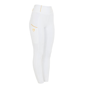 Women's fleece lining leggings WHITE / XS