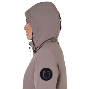 WOMEN'S BASIC LONG PUFFER JACKET BRINDLE (18-1110) / XS