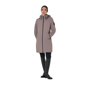 WOMEN'S BASIC LONG PUFFER JACKET BRINDLE (18-1110) / XS