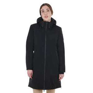 WOMEN'S BASIC LONG PUFFER JACKET BLACK / XS