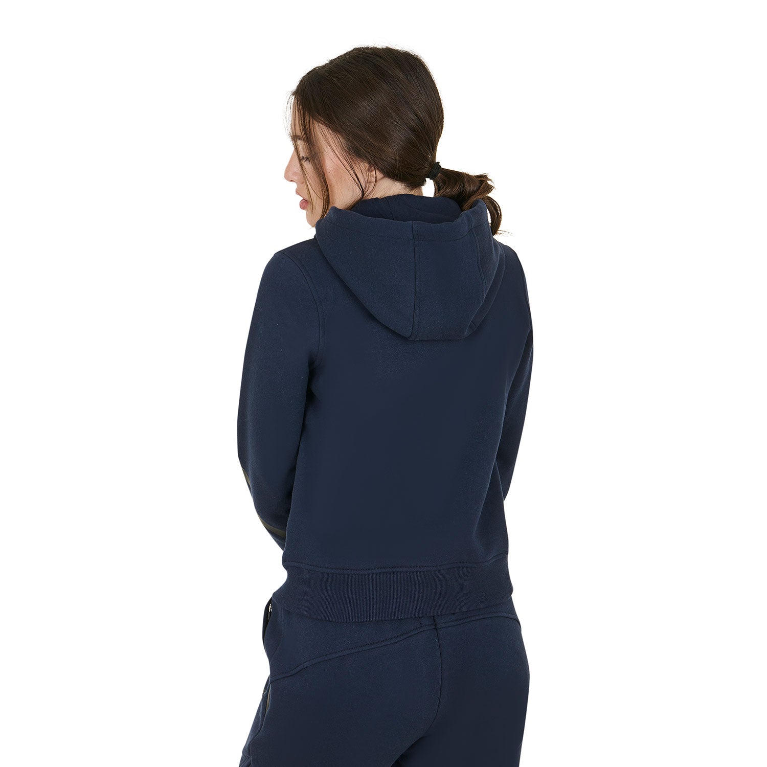 Women's institutional hoodie with front zip