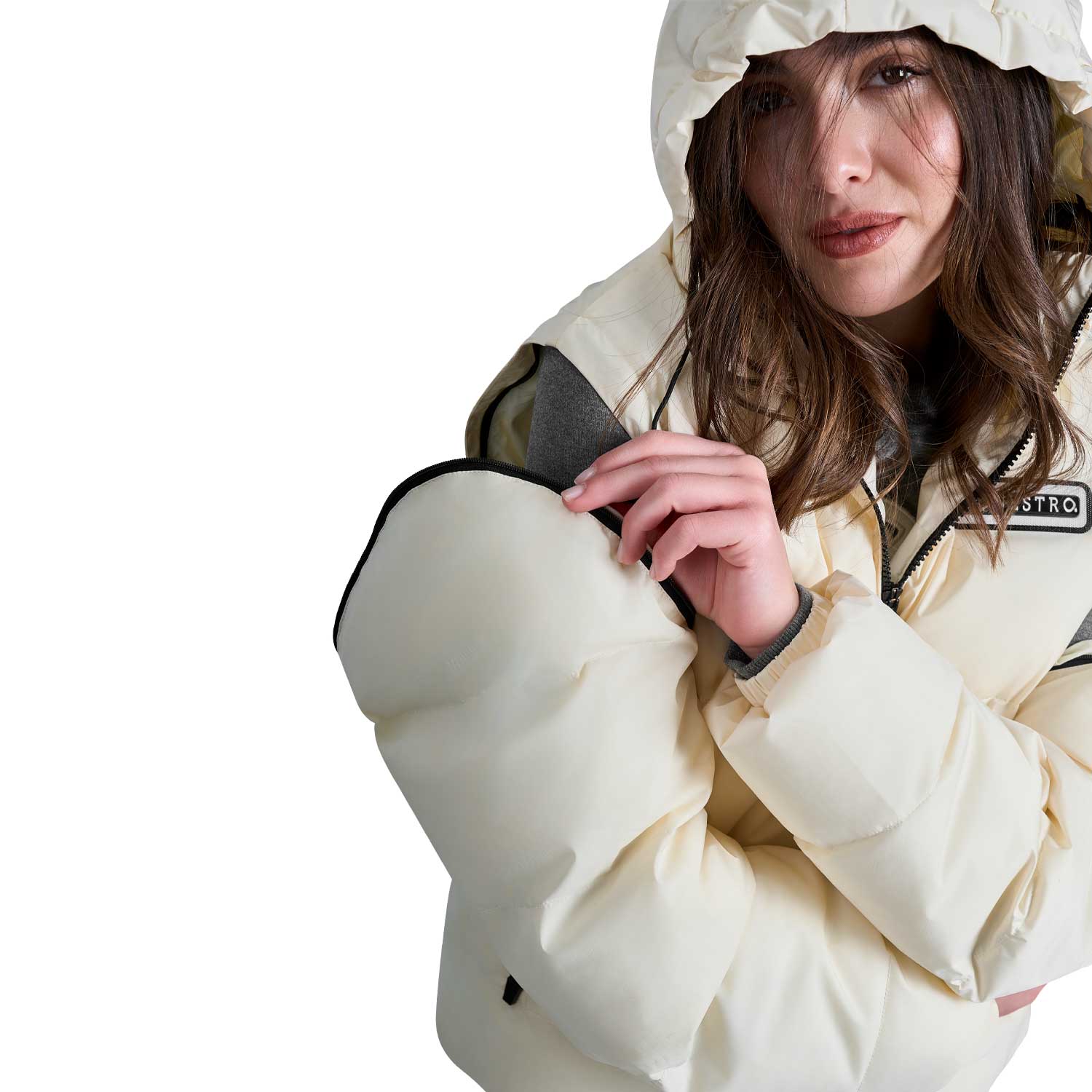 women's 3-in-1 down jacket with detachable inserts White (11-0105) / XL