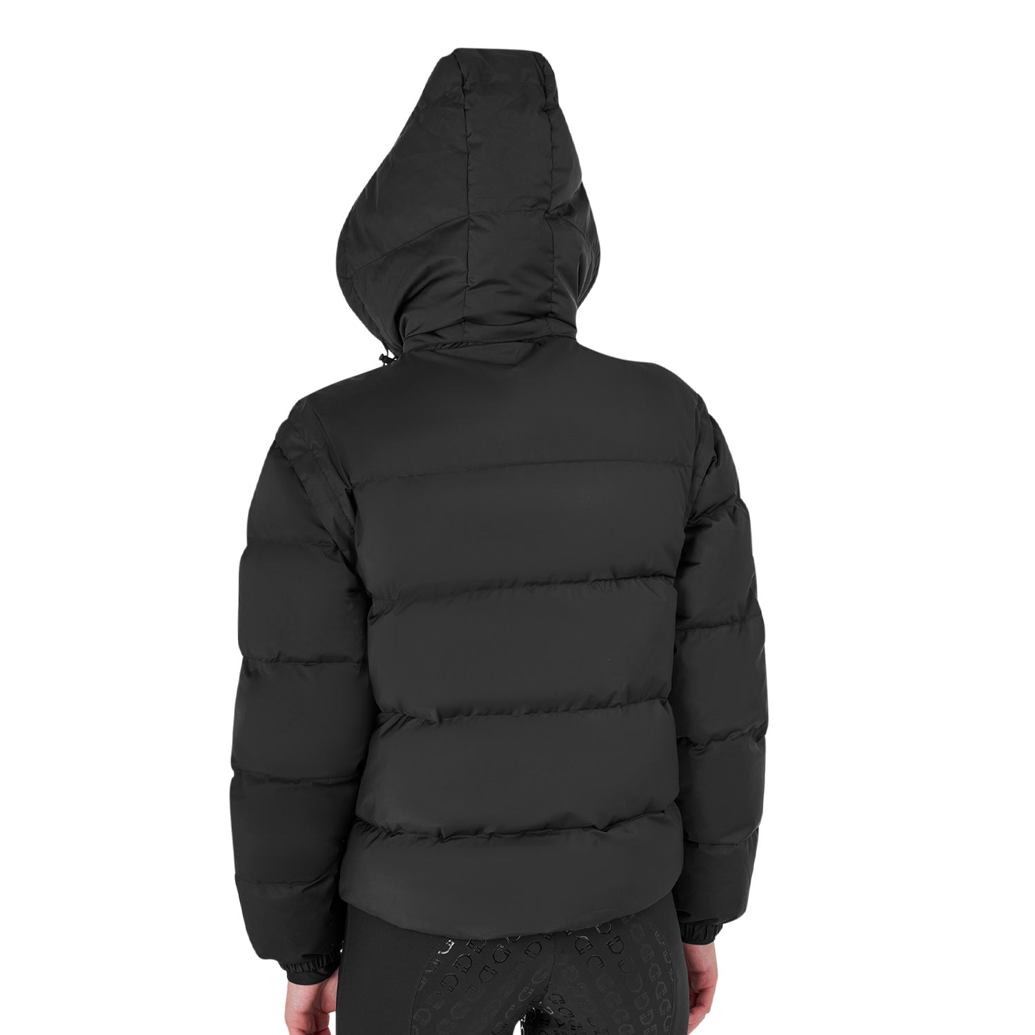 women's 3-in-1 down jacket with detachable inserts BLACK / XL