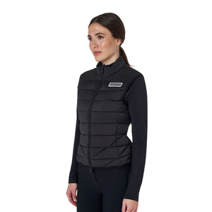 Women's nylon vest BLACK / XS