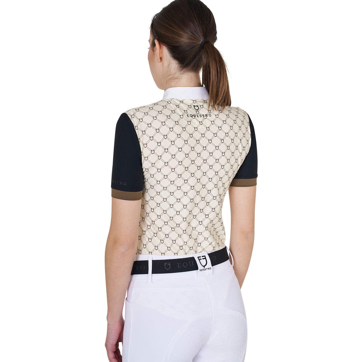 women'sshort-sleevedcompetitionpoloshirtwithmonogramprint ANTIQUE
WHITE
(11-0105) /
WALNUT
(18-1112) / XL