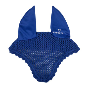 Knitted fly veil with elastic ears ROYAL BLUE