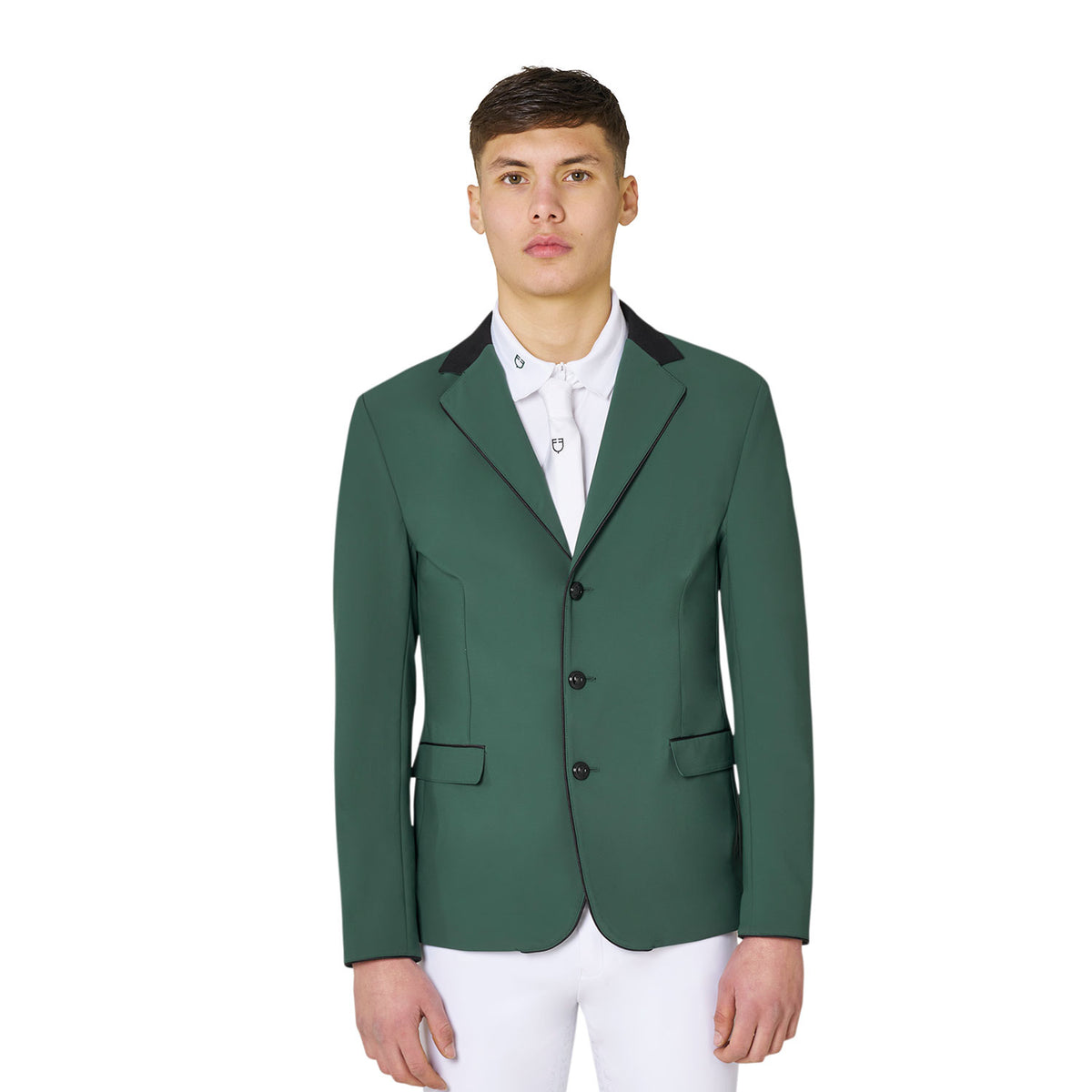 Men's competition jacket with three buttons