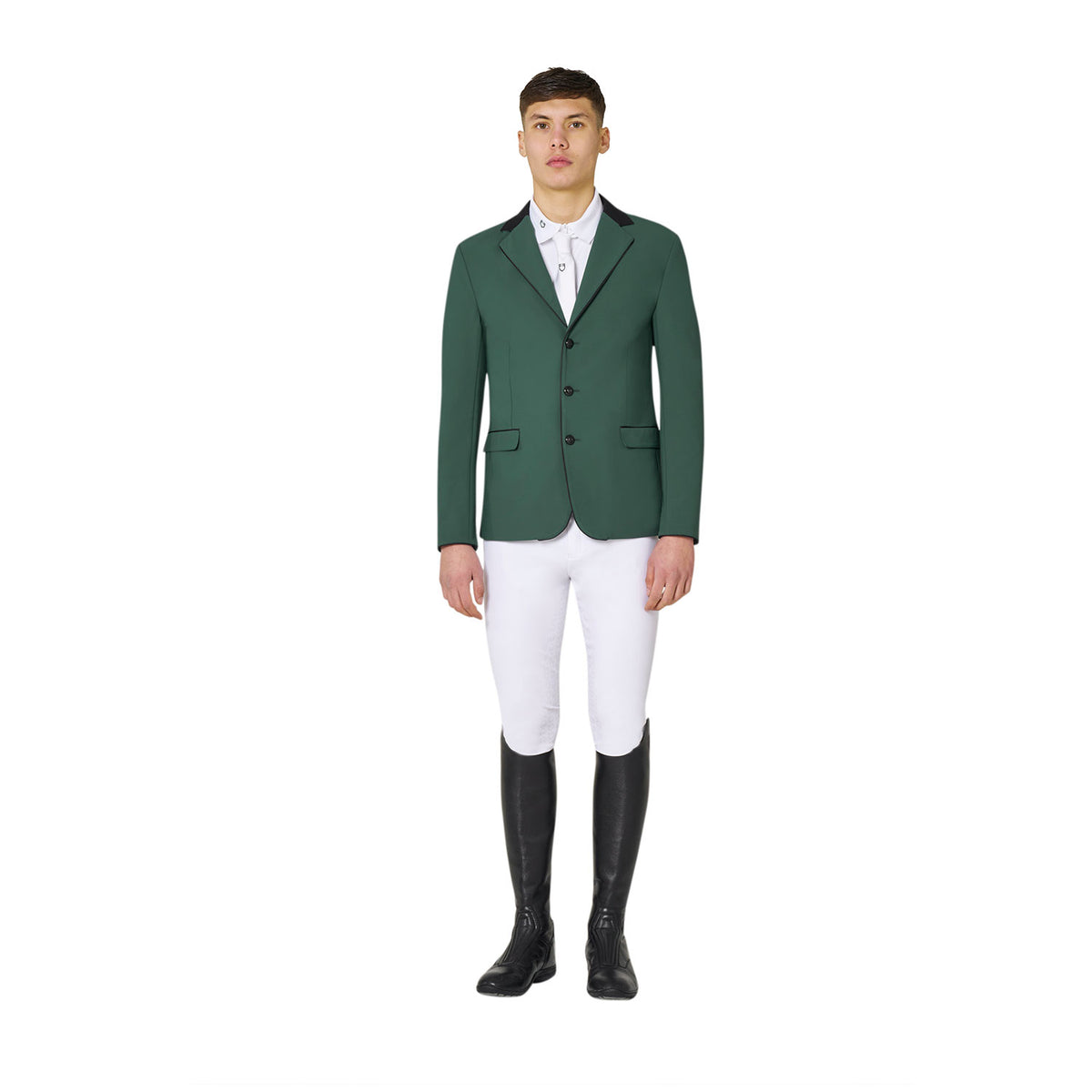 Men's competition jacket with three buttons