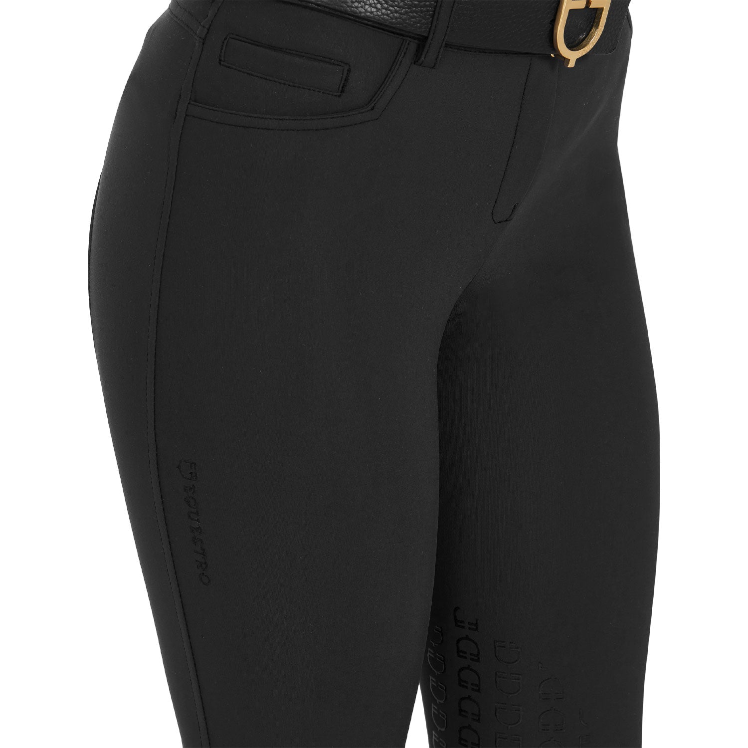 women's slim fit grip breeches with logo