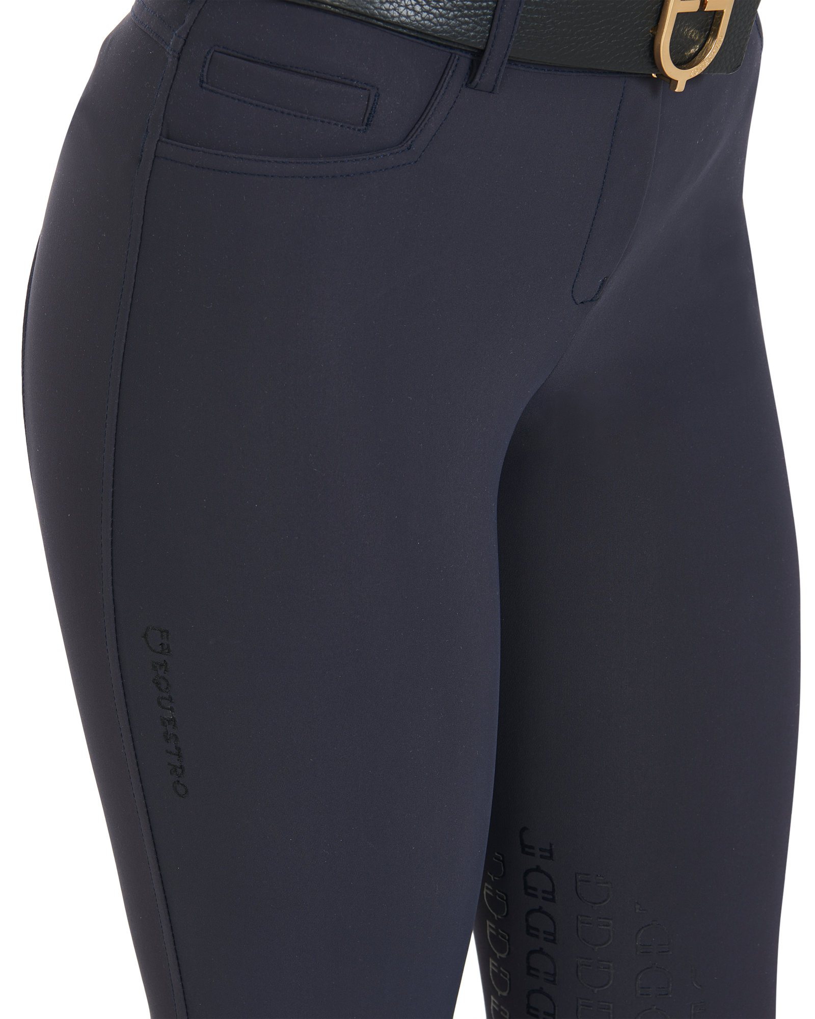 women's slim fit grip breeches with logo