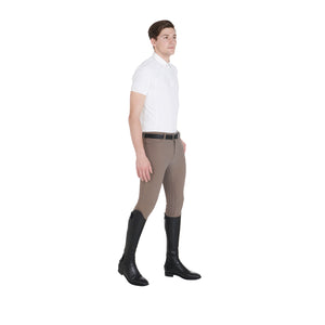 Men'S Slim Fit Full Grip Breeches WALNUT (18-1112) / 58