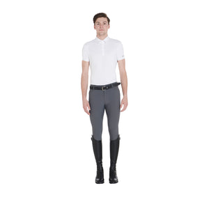Men'S Slim Fit Full Grip Breeches ASPHALT (19-0201) / 58
