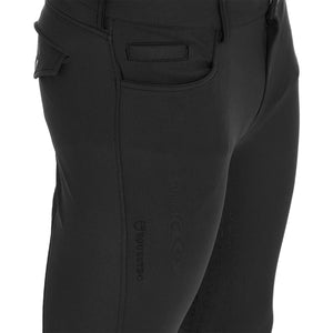 Men'S Slim Fit Full Grip Breeches BLACK / 58