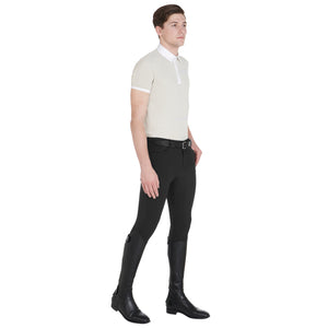 Men'S Slim Fit Full Grip Breeches BLACK / 58
