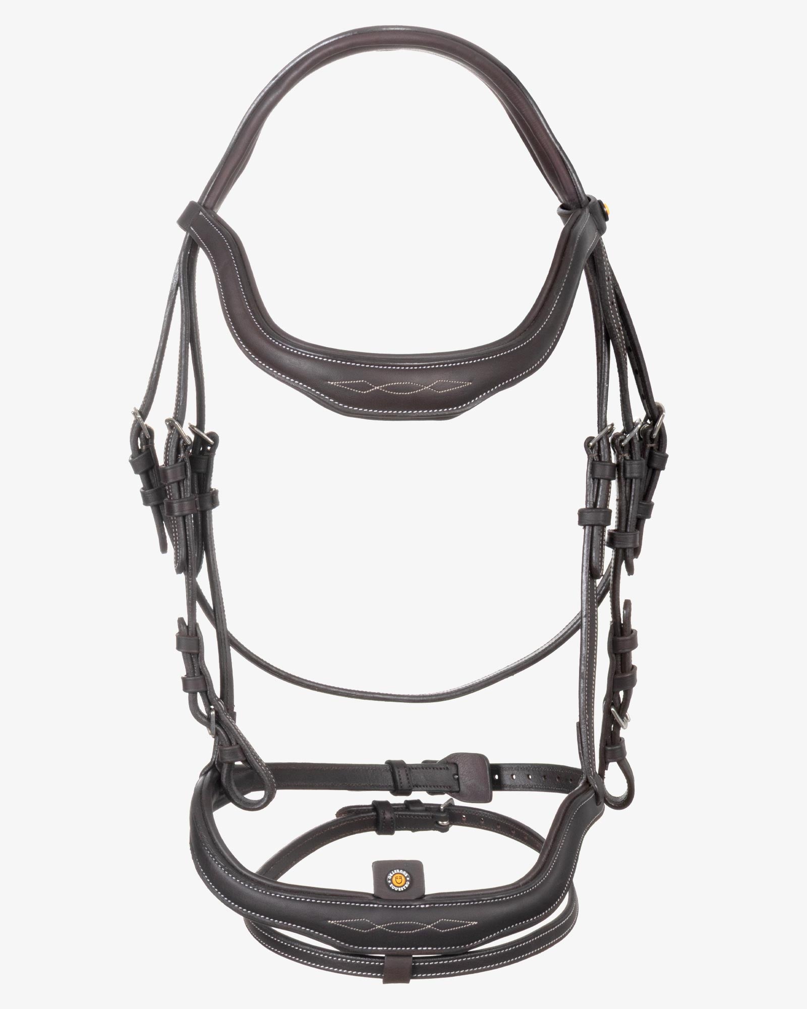 soft leather stitched bridle