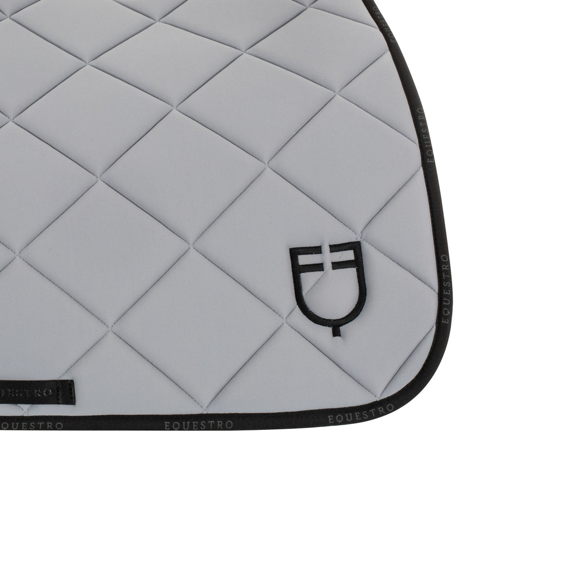 Jumping saddle pad technical fabric with logo