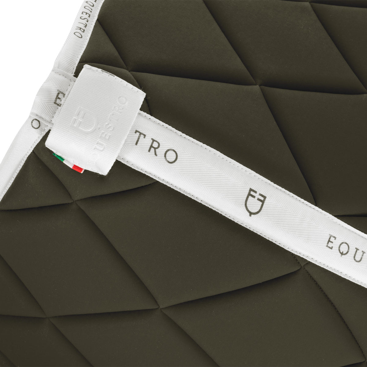 Jumping saddle pad technical fabric with logo