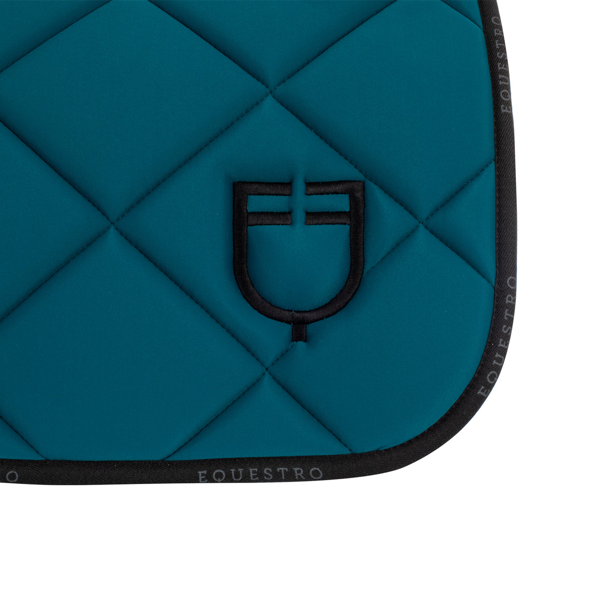 Jumping saddle pad technical fabric with logo