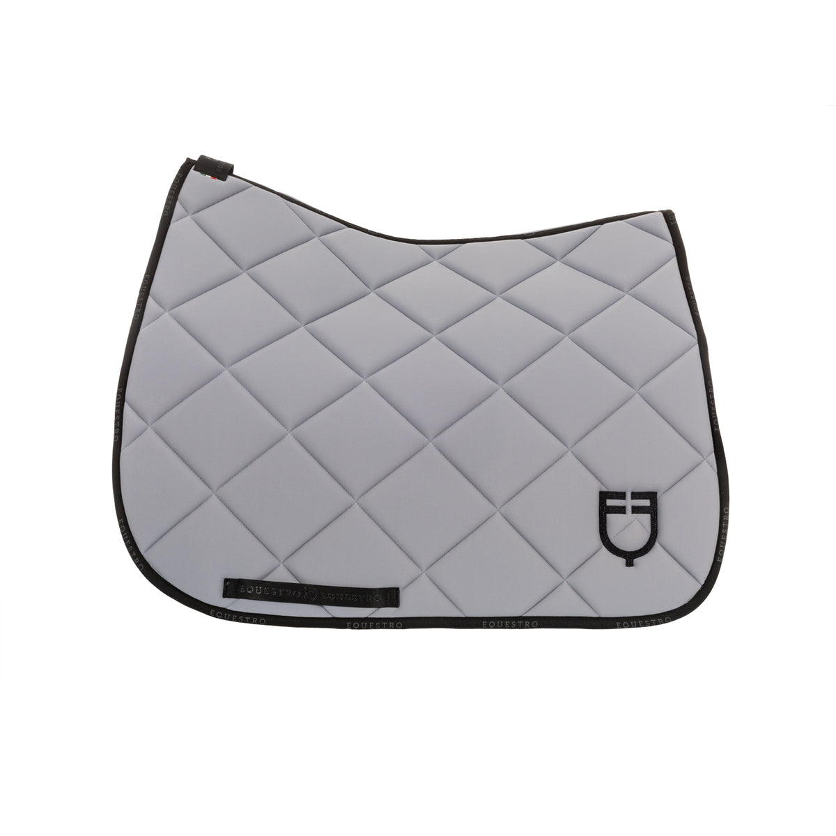 Dressage saddle pad technical fabric with logo