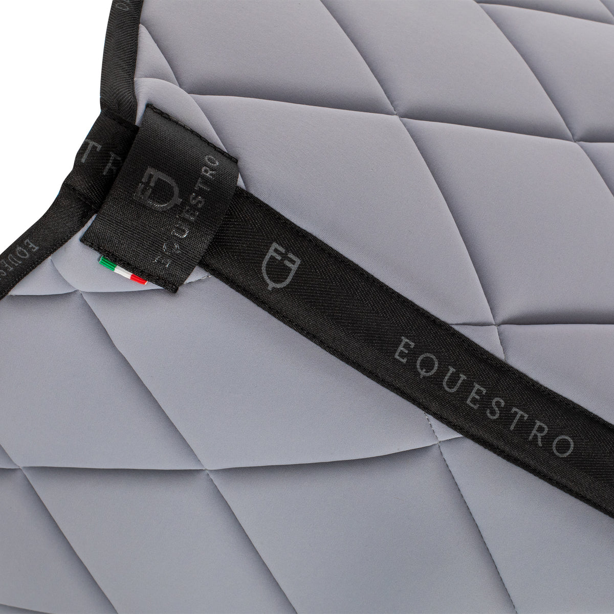 Dressage saddle pad technical fabric with logo