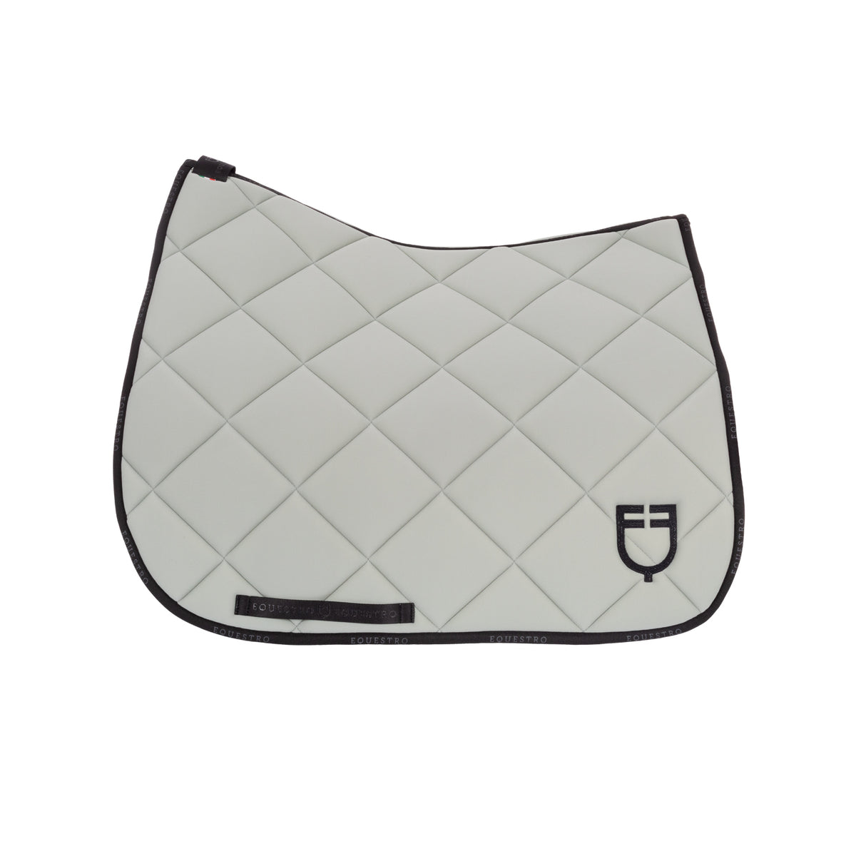 Dressage saddle pad technical fabric with logo