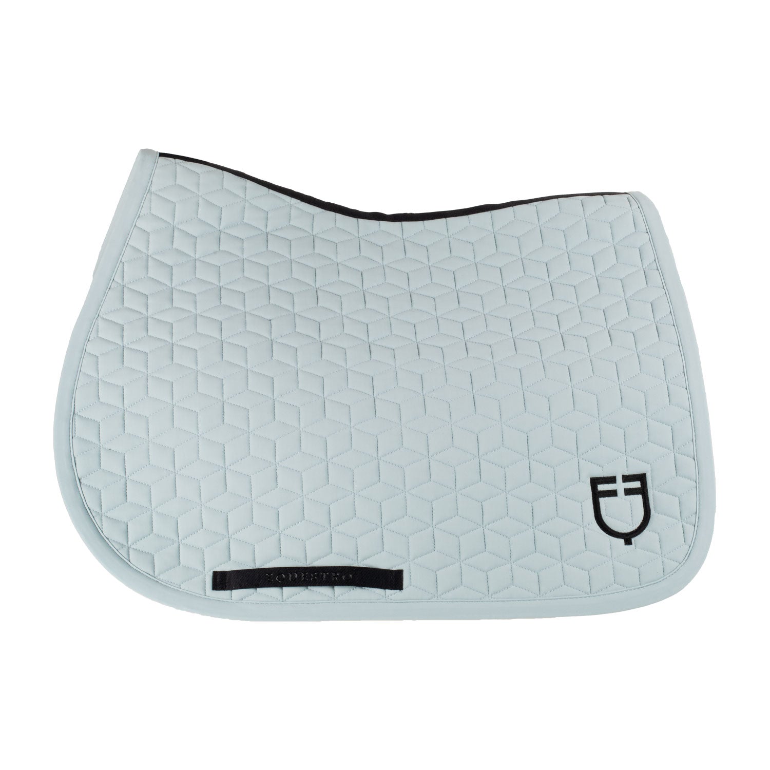 jumping saddle pad cube quilting GREY MIST (15-4706) / PONNY