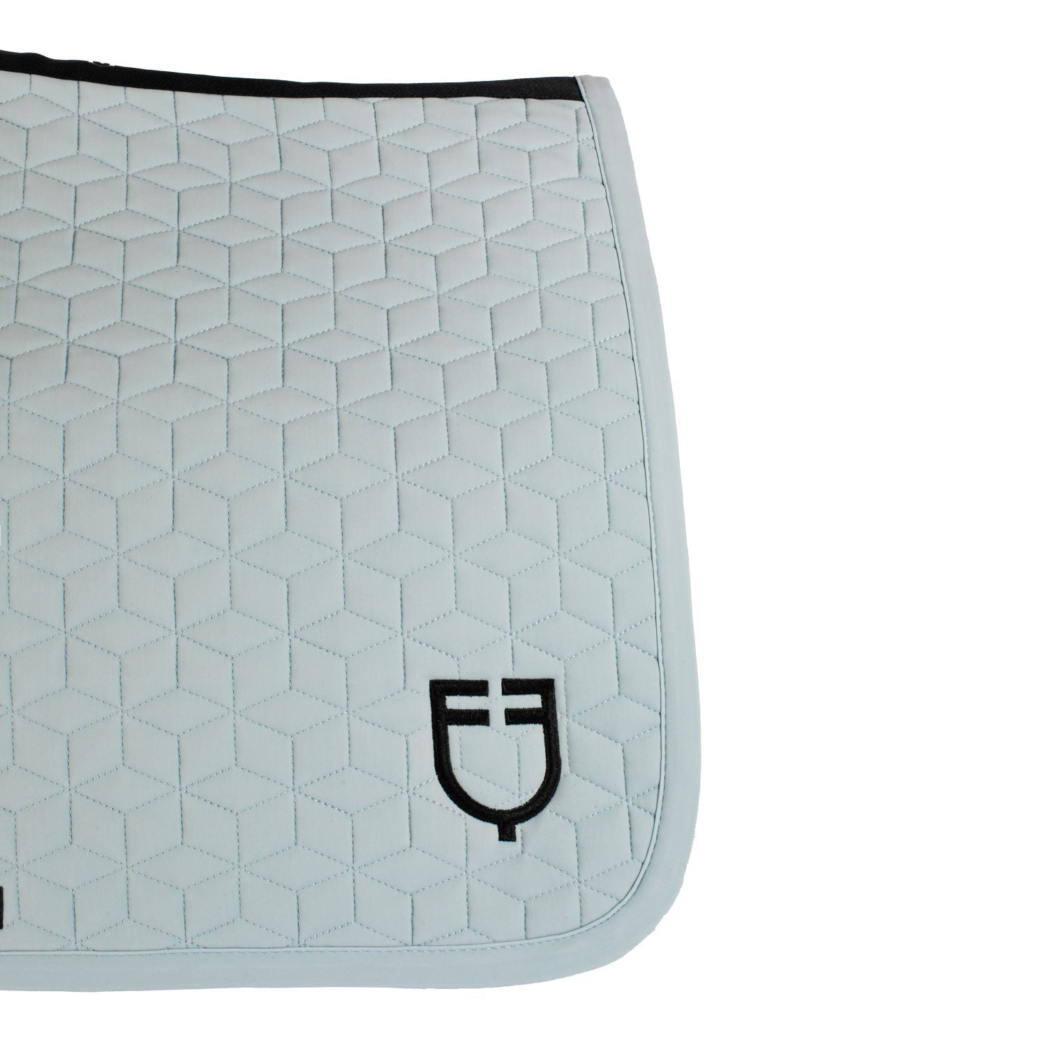 jumping saddle pad cube quilting GREY MIST (15-4706) / PONNY